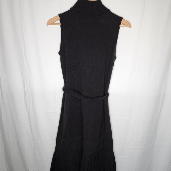Black Calvin Klein Sleeveless Mock Neck Sweater Dress - Small - Picture 1 of 6